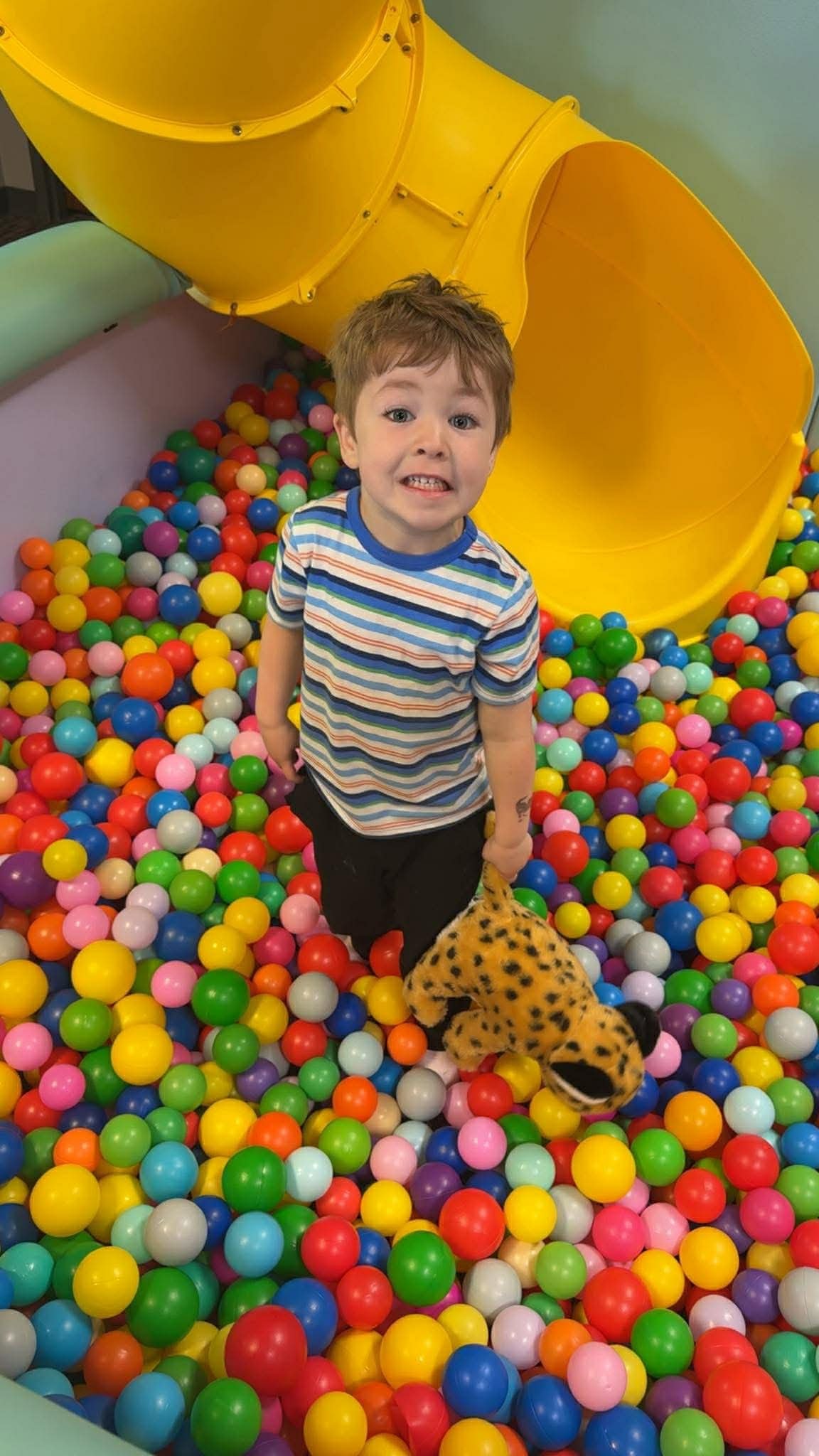 Kids celebrating at Let's Go Play